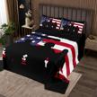 american lightweight silhouette bedspread decorative logo