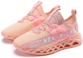 img 3 attached to 👟 Koppu Girls' Athletic Running Shoes for Primary School Students