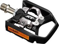 urban riding &amp; cycle touring pedal - shimano pd-t8000: dual-platform logo