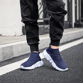 img 3 attached to 👟 Детские брейсбольные кроссовки CHUI: Легкие туфли для бега и ходьбы (маленький ребенок/большой ребенок) с хорошей воздухопроницаемостью.