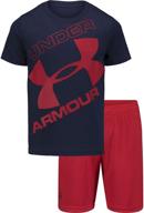 👕 stylish and comfortable: under armour boys' muscle and tank set logo