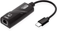 💻 osgear адаптер usb c в ethernet - конвертер сетевого кабеля типа c для rj45, thunderbolt 3, usb 3.1 - гигабитный lan 10/100/1000мбит/с - windows, surface book, xps совместим и многое другое логотип