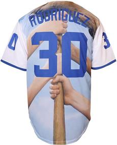 img 2 attached to Men's Shirts: Phoneutrix Rodriguez Sandlot Legends Baseball Clothing