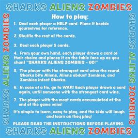 img 2 attached to 👽 Quirky and Fun: Sharks, Aliens, and Zombies Stocking Stuffer