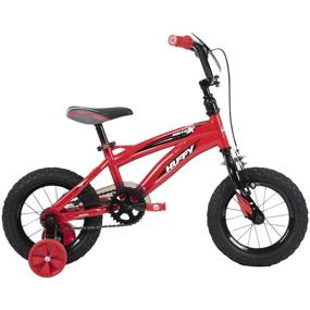 img 3 attached to 🚲 Fast Assembly Quick Connect Huffy Kid Bike Moto X in Glossy Red, 12 Inch