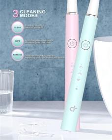 img 2 attached to 🪥 Dr. Ryan Electric Sonic Toothbrush: Rechargeable Battery 2-Pack for Superior Dental Care