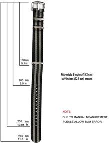 img 1 attached to PBCODE Watch Straps Polished Buckle Men's Watches