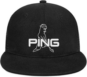 img 1 attached to Unisex Trucker Snapback Solid Color Sports & Fitness