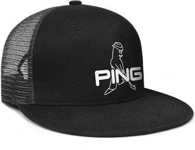 img 2 attached to Unisex Trucker Snapback Solid Color Sports & Fitness