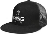 unisex trucker snapback solid color sports & fitness logo