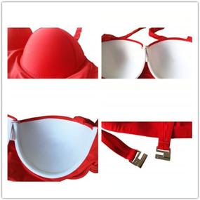 img 1 attached to 👙 Amourri Vintage Underwire Waisted Swimsuit - Women's Swimwear & Cover-ups