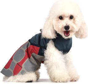 img 4 attached to 🐶 Marvel Comics Pets Captain America Costume for Dogs - Halloween Superhero Costume for All Sizes, Blue - Officially Licensed Marvel Comics Pets Product - Refer to Sizing Chart