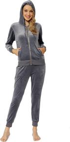 img 3 attached to Conjunto Deportivo Sweatsuits Tracksuit Fashion Sports & Fitness