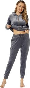 img 1 attached to Conjunto Deportivo Sweatsuits Tracksuit Fashion Sports & Fitness