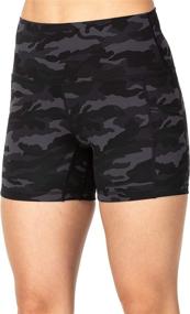 img 3 attached to 🩳 Sunzel Biker Shorts for Women: High Waist Yoga Workout Shorts with Pockets - 8" and 5" Options