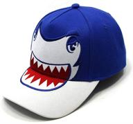 🦖 dive into style and sun protection with julerwoo kids dinosaur baseball cap - adjustable shark mesh sun hats logo