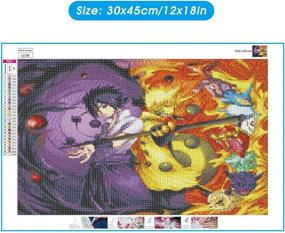 img 3 attached to Даймонд пэйнтинг Наруто для детей 18X12 дюймов