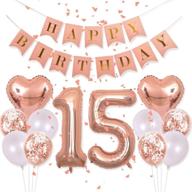 украшения на день рождения cuea: воздушные шары и конфетти. логотип