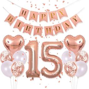 img 4 attached to Украшения на день рождения CUEA: воздушные шары и конфетти.