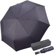 ☂️ compact travel windproof umbrella for convenient folding logo