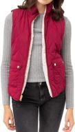 allla reversible quilted sherpa padding women's clothing in coats, jackets & vests logo