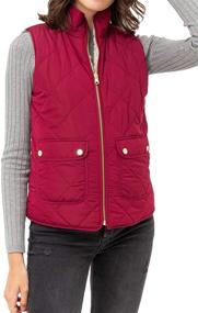 img 2 attached to ALLLA Reversible Quilted Sherpa Padding Women's Clothing in Coats, Jackets & Vests