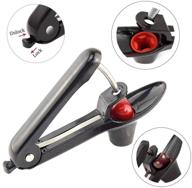 🍒 gxhong heavy-duty cherry pitter remover tool - efficient olive and cherry pitting for home kitchen - portable and durable - ideal for cherries, jujubes, and red dates - black logo