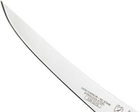 img 3 attached to 🔪 Efficient and Durable 6-Inch Curved Boning Knife with Mercer Culinary Millennia Brown Handle