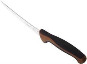 img 2 attached to 🔪 Efficient and Durable 6-Inch Curved Boning Knife with Mercer Culinary Millennia Brown Handle