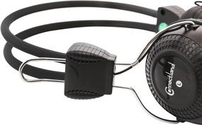 img 1 attached to 🎧 High-Quality Stereo Wired PC On Ear Gaming Headset with Flexible Boom Mic and Universal 3.5mm Audio Jack Plug