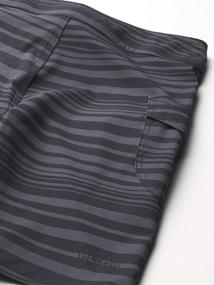img 2 attached to 🩲 Boys' Volcom Stripe Boardshort in Black: Trendy Addition to Boys' Clothing