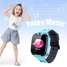 img 2 attached to Kids Smart Watch For Boys Girls - Touch Screen Smartwatch With Phone Call SOS Music Player Alarm Camera Games For Christmas Birthday Wearable Technology