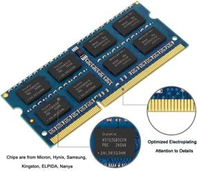 img 3 attached to DUOMEIQI 4GB DDR3L 1600МГц 2RX8 SO-DIMM RAM | Non-ECC Unbuffered [CL11] 204 Pin 1.35в/1.5в