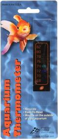 img 2 attached to Amer Thermal Instruments Liquid Crystal Vertical Aquarium Thermometer: Compact and Efficient