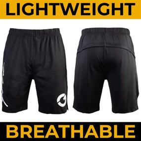 img 1 attached to Men's Clothing: Gold BJJ Jiu Jitsu Shorts