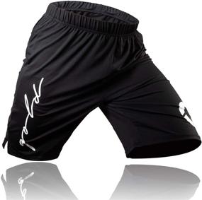 img 4 attached to Men's Clothing: Gold BJJ Jiu Jitsu Shorts