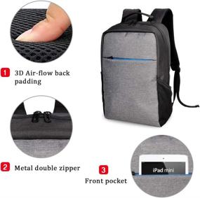 img 1 attached to Backpack Lightweight Business Backpacks Waterproof