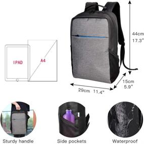 img 3 attached to Backpack Lightweight Business Backpacks Waterproof