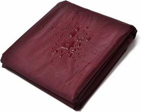 img 2 attached to 💧 Waterproof Vinyl Pool Table Covers for 7/8/9 FT Billiard Tables: Protect Your Investment!