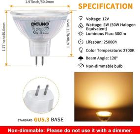 img 3 attached to Enhance Your Space with DiCUNO Non Dimmable Spotlight Replacement Lighting