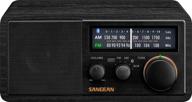 📻 sangean sg-118 retro am/fm bluetooth wooden cabinet radio: experience classic charm with modern technology logo