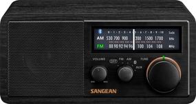 img 4 attached to 📻 Sangean SG-118 Retro AM/FM Bluetooth Wooden Cabinet Radio: Experience Classic Charm with Modern Technology