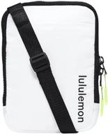 lululemon easy access crossbody guava women's handbags & wallets and crossbody bags logo