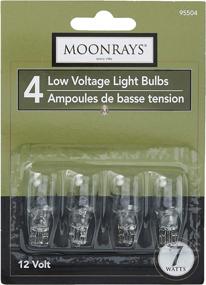 img 4 attached to 🌙 Moonrays 95504 Wedge Base Light Bulbs, Clear, 7-Watt, 4 Pack – Illuminate Your Pathway with Efficiency!