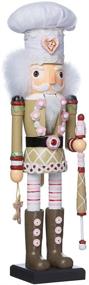 img 4 attached to 🍬 Hollywood Kurt Adler Gingerbread Nutcracker - 17-Inch