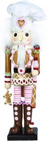 img 3 attached to 🍬 Hollywood Kurt Adler Gingerbread Nutcracker - 17-Inch