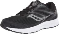 saucony cohesion walking black white логотип