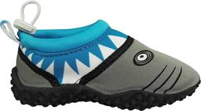 img 2 attached to Fresko Toddler Water Shoes Turquoise - Perfect Boys' Shoes for Outdoor Adventures