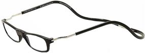 img 4 attached to 👓 Clic Black Expandable XXL Reading Glasses, Black +1.75: Comfortable and Stylish Eyewear for Enhanced Reading Experience