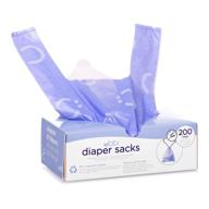 🌸 ubbi disposable diaper sacks: lavender-scented, easy-to-tie tabs, eco-friendly, 200 count logo
